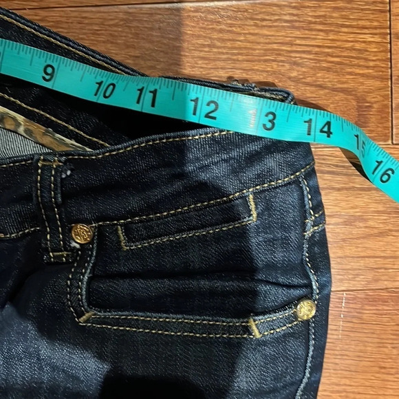 Roberto Cavalli  Made in Italy Denim shorts Fringe Detail Sz 30/34 - Picture 10 of 17